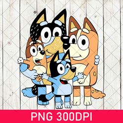 bluey dog cartoon png, bluey dog family png, bluey dog friends png, bluey dog birthday png, bluey and friends png