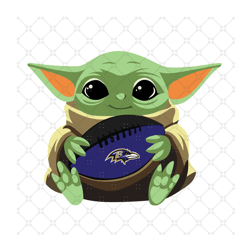 baltimore ravens baby yoda svg, sport svg, balti