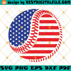 baseball america flag svg, sport fan svg, baseball