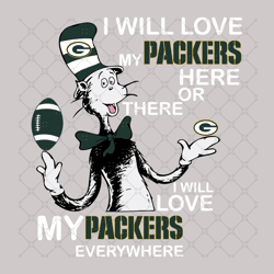 Dr Seuss Green Bay Packers Svg, Sport Svg, Footb