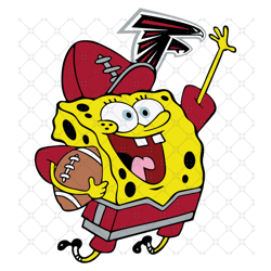 Atlanta Falcons Football Spongebob Svg, Sport Sv