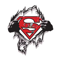 tampa bay buccaneers superman svg, sport svg, buccaneers, buccaneers svg, buccaneers nfl, buccaneers logo svg, superman