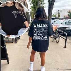 vintage wallen country music shirt, vintage concert t-shirt