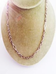 long necklace chain in silver 800 infinity chain made in vincenza italy original in gift pouch