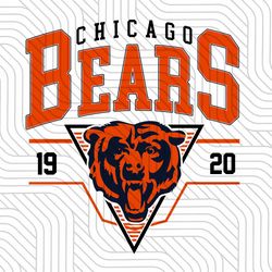 chicago bear vintage style png for sublimation - digital download for print tshirt sweatshirt