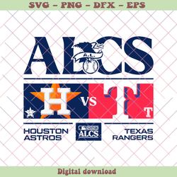 2023 alcs houston astros vs texas rangers svg download, png - svg files, z1357