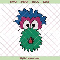 philadelphia pennsylvania baseball phanatic mascot svg file, png - svg files, z1430