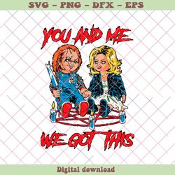 chucky tiffany you and me we got this png download file, png - svg files, z1454