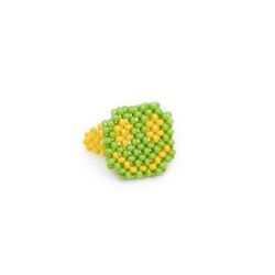 smile face beaded ring