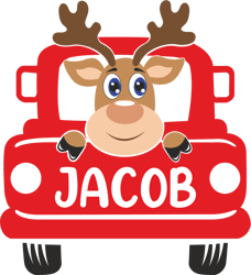 jacob christmas deer svg, buffalo plaid christmas svg, christmas svg, merry christmas svg, digital download