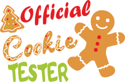 official cookie tester svg, christmas svg, merry christmas svg, buffalo plaid christmas svg, digital download