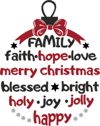 christmas balls faith joy love svg, christmas svg, christmas logo svg, merry christmas svg, digital download