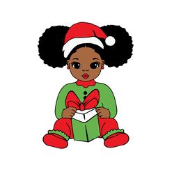 black girl christmas svg, black woman svg, black girl svg, afro woman christmas svg, digital download-7