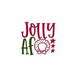 jolly af svg, christmas svg, merry christmas svg, christmas svg design, christmas logo svg, digital download