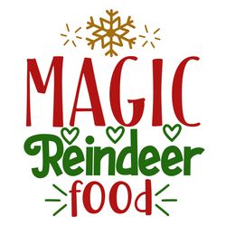 magic reindeer food svg, christmas svg, merry christmas svg, christmas svg design, christmas logo svg, digital download