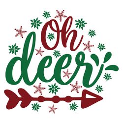 oh deer svg, christmas svg, merry christmas svg, christmas svg design, christmas logo svg, digital download-1