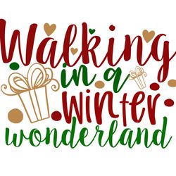 walking in a winter wonderland svg, christmas svg, merry christmas svg, christmas svg design, christmas logo svg-1