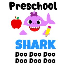 preschool svg, birthday shark svg, baby shark svg, baby shark clipart, shark clipart, shark svg, digital download-1