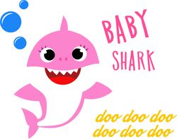 baby shark girl svg, baby shark family svg, baby shark birthday family svg, shark family svg, digital download