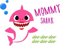 mommy shark svg, baby shark family svg, baby shark birthday family svg, shark family svg, shark svg, cut file-2