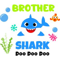 brother shark svg, baby shark family svg, baby shark birthday family svg, shark family svg, shark svg, cut file-3