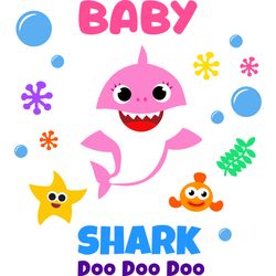 baby girl shark svg, baby shark family svg, baby shark birthday family svg, shark family svg, shark svg, cut file-4
