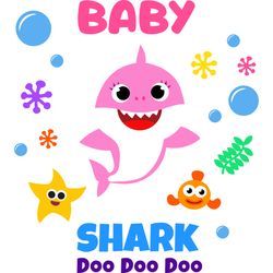 baby girl shark svg, baby shark family svg, baby shark birthday family svg, shark family svg, shark svg, cut file-6