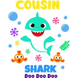 cousin boy shark svg, baby shark family svg, baby shark birthday family svg, shark family svg, shark svg, cut file-6