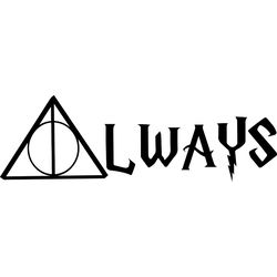 always svg, harry potter svg, harry potter logo svg, harry potter movie svg, hogwarts logo svg, digital download-1