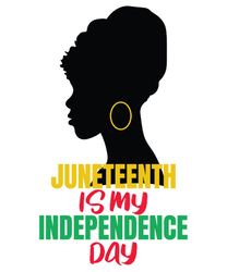 juneteenth is my independence day svg, juneteenth svg, black girl svg, juneteenth design, african american svg, cut file