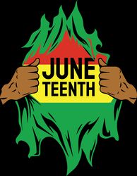 juneteenth hand tearing flag graphic svg, juneteenth svg, juneteenth design, black girl svg, digital download