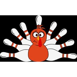 turkey bowling thanksgiving svg, turkey svg, thankful svg, fall svg, thanksgiving svg, holiday svg, digital download