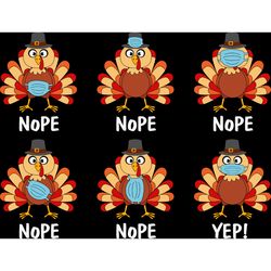 turkey wearing mask funny thanksgiving svg, turkey svg, thankful svg, fall svg, thanksgiving svg, digital download