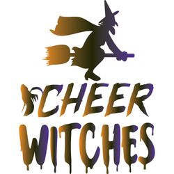 cheer witches svg, halloween svg, halloween t-shirt design, happy halloween svg, digital download