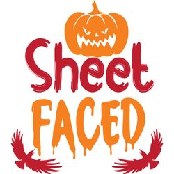 sheet faced svg, halloween svg, halloween t-shirt design, happy halloween svg, digital download