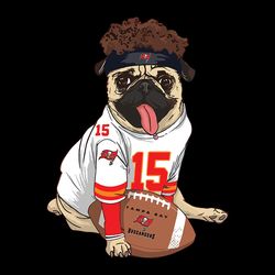 pug fan tampa bay buccaneers nfl svg, tampa bay svg, football team svg, nfl svg, sport svg, digital download