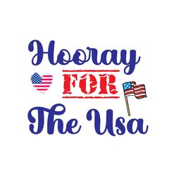 hooray for the usa svg, 4th of july svg, happy 4th of july svg, digital download-1