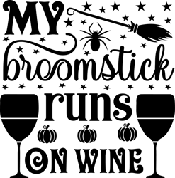 my broomstick runs on wine png, halloween png, hocus pocus png, happy halloween png, pumpkins png, ghost png, png file