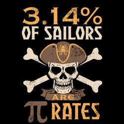 Sailors Are Pirates Svg, Funny Pi Day Svg, Pirate Pi Svg, Mathematics Lover Svg, Pi day Svg, Digital Download