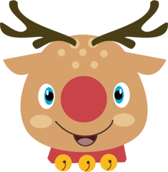 Christmas Reindeer Svg, Reindeer Svg, Cute Reindeers Christmas Svg, Baby Reindeer, Christmas Ornament, Digital download