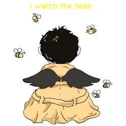 castiel i watch the bees svg, supernatural svg, supernatural logo svg, trending svg, winchester brothers svg, cut file