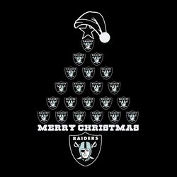 merry christmas tree las vegas raiders nfl svg, football team svg, nfl team svg, sport svg, digital download