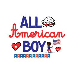 all american boy svg, 4th of july svg, independence day svg, happy 4th of july svg, digital download