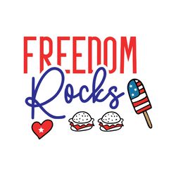 freedom rocks svg, 4th of july svg, independence day svg, happy 4th of july svg, digital download