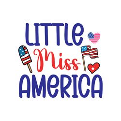 little miss america svg, 4th of july svg, independence day svg, happy 4th of july svg, digital download