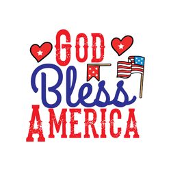 god bless america svg, 4th of july svg, independence day svg, happy 4th of july svg, digital download