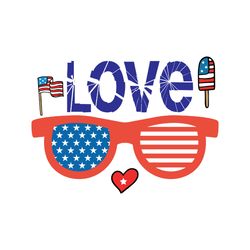 love svg, 4th of july svg, happy 4th of july svg, independence day svg, digital download