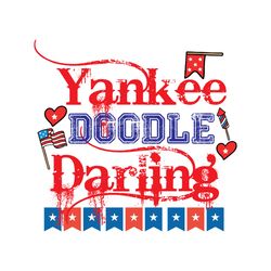 yankee doodle darling svg, 4th of july svg, happy 4th of july svg, independence day svg, digital download