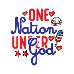 one nation under god svg, 4th of july svg, happy 4th of july svg, holiday svg, digital download
