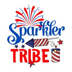 sparkler tribe svg, 4th of july svg, happy 4th of july svg, independence day svg, digital file